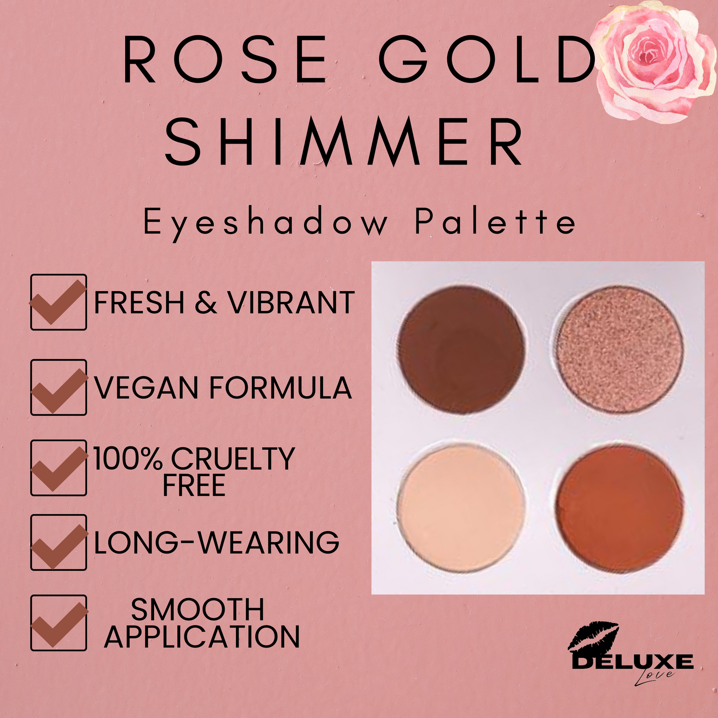 Rose Gold Eyeshadow Palette