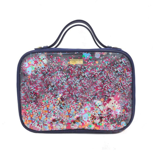 The Jet Setter Confetti Cosmetic Bag