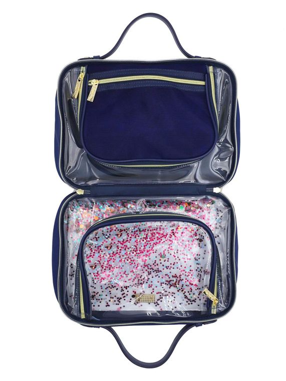 The Jet Setter Confetti Cosmetic Bag