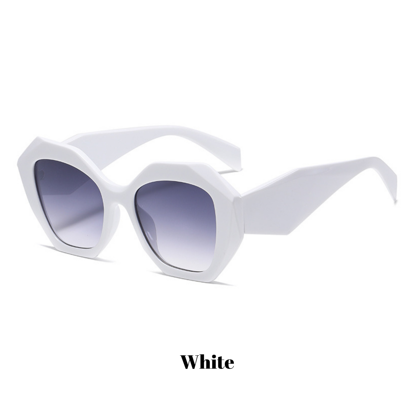 Stylish Retro Geometric Framed Sunglasses (Assorted Colors)